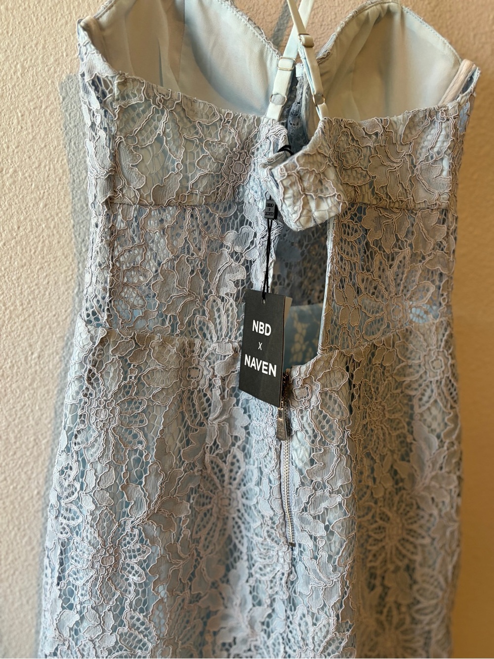 NBD x Naven Lilia Dress in Ice Blue - Picture 5 of 6